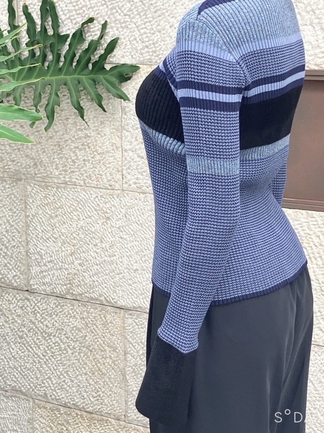 AKANE UTSUNOMIYA アカネ ウツノミヤ ランダムボーダトップス AKES-002 PINK/NAVY