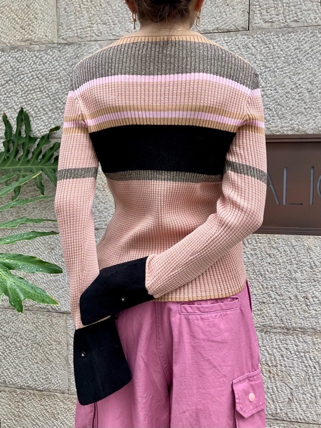 AKANE UTSUNOMIYA アカネ ウツノミヤ ランダムボーダトップス AKES-002 PINK/NAVY