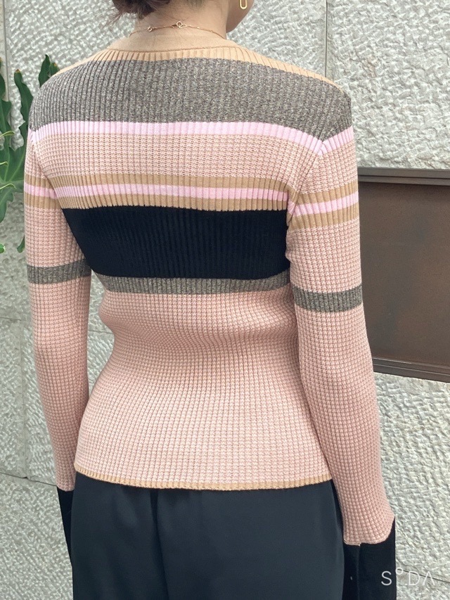 AKANE UTSUNOMIYA アカネ ウツノミヤ ランダムボーダトップス AKES-002 PINK/NAVY