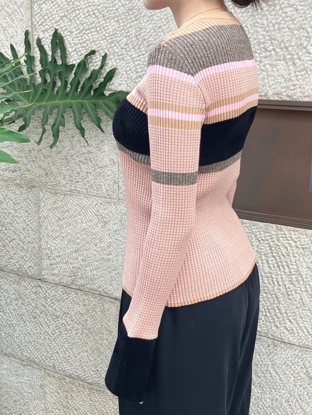 AKANE UTSUNOMIYA アカネ ウツノミヤ ランダムボーダトップス AKES-002 PINK/NAVY