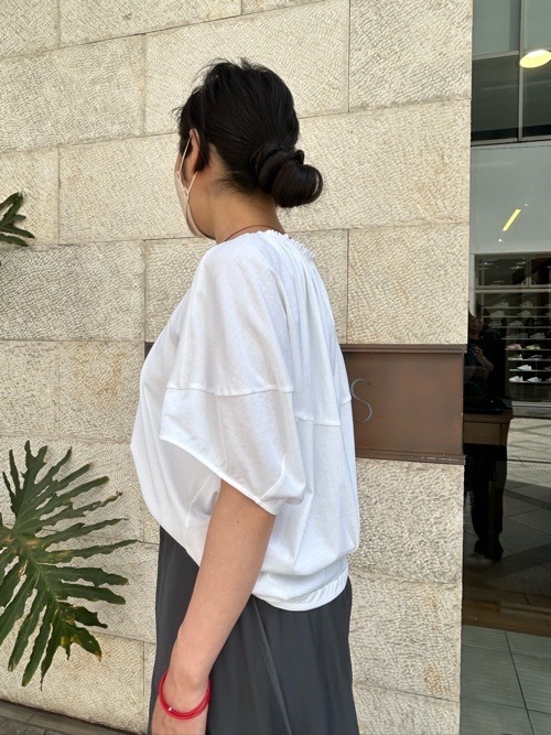 BEATING HEART ボリューム 半袖 切替 Tシャツ BT212K1 BK/KH/WT  ビーティングハート