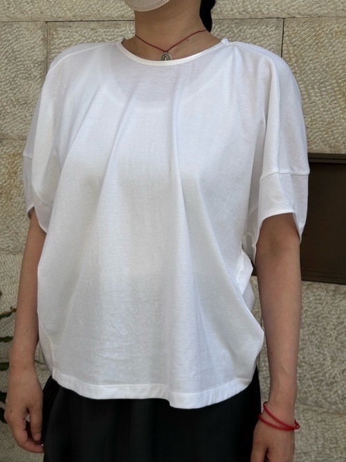 BEATING HEART ボリューム 半袖 切替 Tシャツ BT212K1 BK/KH/WT  ビーティングハート