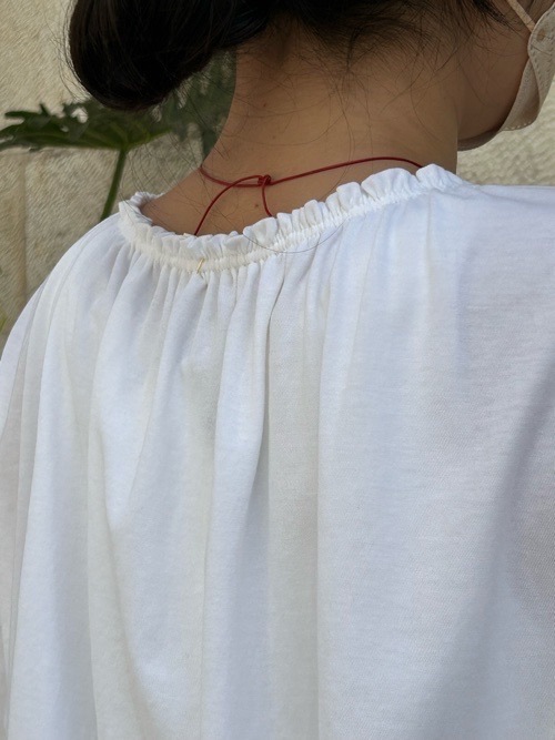 BEATING HEART ボリューム 半袖 切替 Tシャツ BT212K1 BK/KH/WT  ビーティングハート