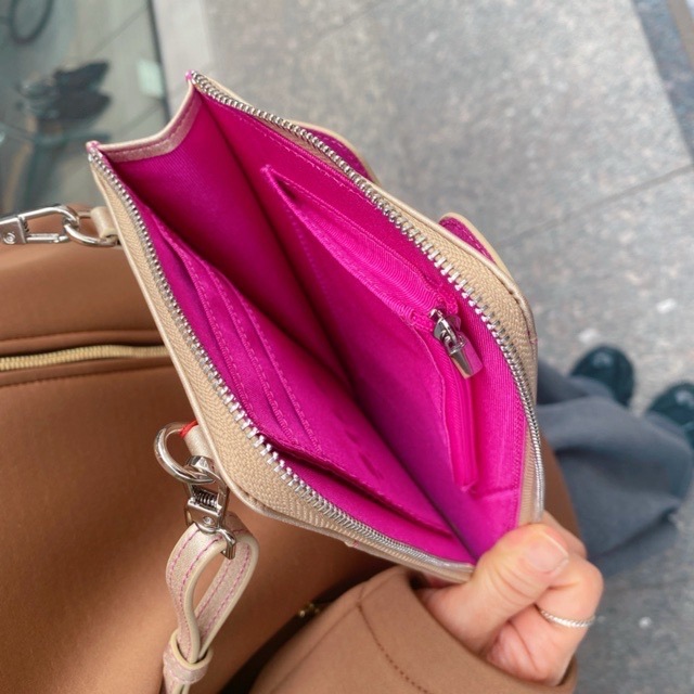 SILNA　SMALL BAG　携帯ケース　SZ1502-2　ORANGE/GOLD　シルナ