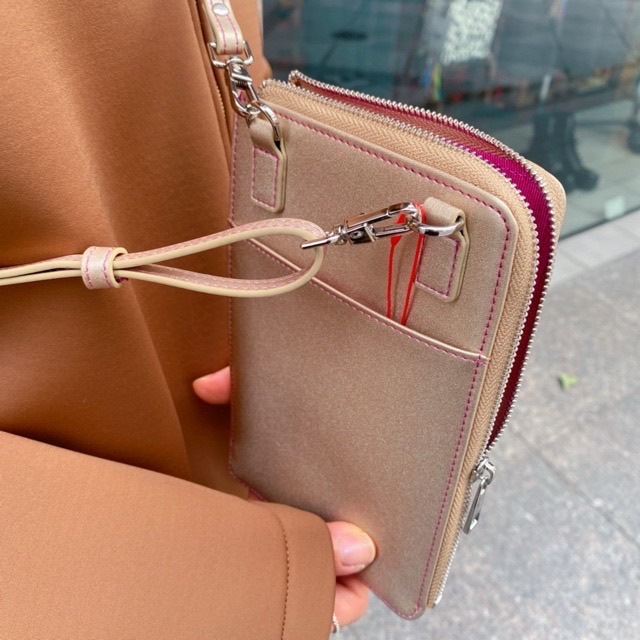 SILNA　SMALL BAG　携帯ケース　SZ1502-2　ORANGE/GOLD　シルナ