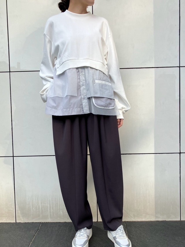 MARECHAL TERRE Wゴムバレルパンツ ZMT251PT023 マルシャルテル KAHKI/GRAY/BLACK