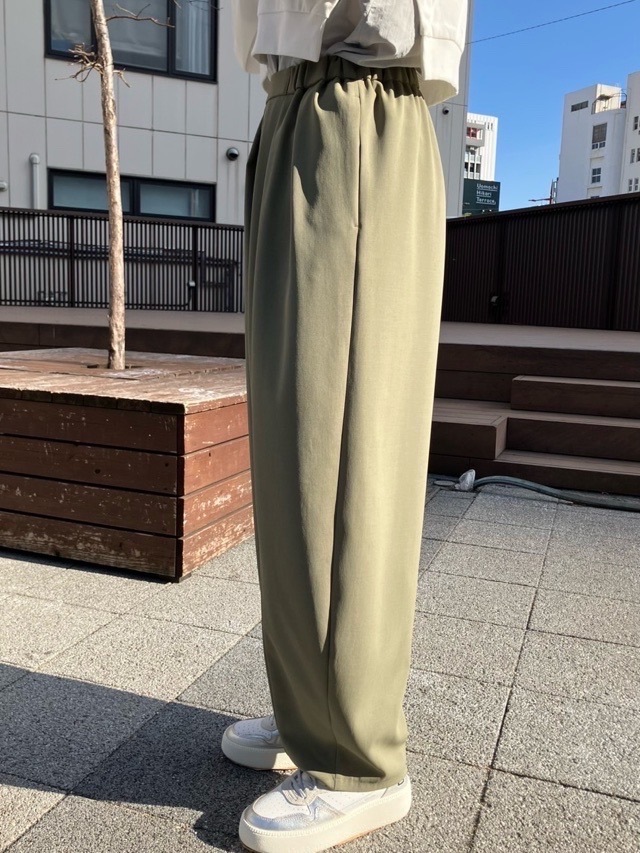 MARECHAL TERRE Wゴムバレルパンツ ZMT251PT023 マルシャルテル KAHKI/GRAY/BLACK