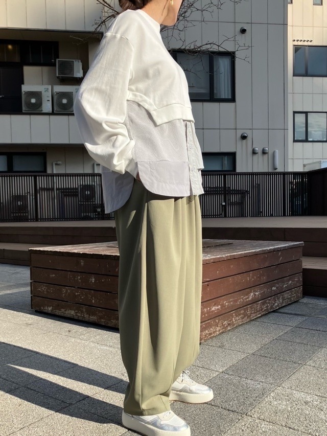 MARECHAL TERRE Wゴムバレルパンツ ZMT251PT023 マルシャルテル KAHKI/GRAY/BLACK