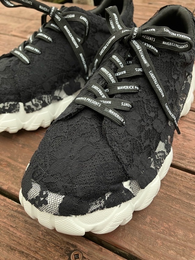 MAISON MAVERICK PRESENTS バンピー ソール レース スニーカー MS2497 BLACK メゾン マーヴェリック プレゼンツ