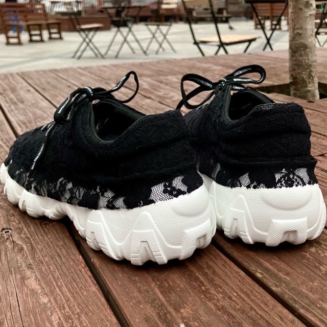 MAISON MAVERICK PRESENTS バンピー ソール レース スニーカー MS2497 BLACK メゾン マーヴェリック プレゼンツ