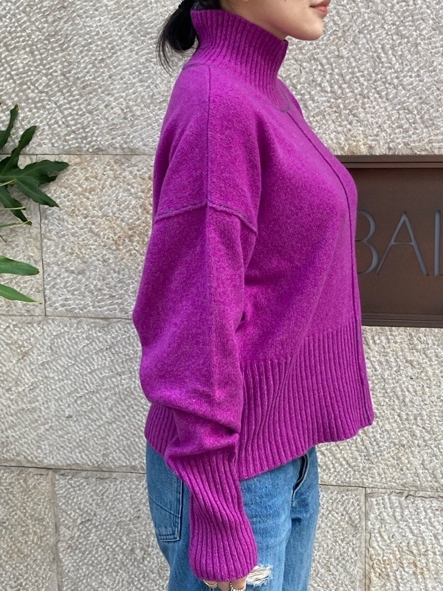 AKANE UTSUNOMIYA アカネ ウツノミヤ  フロントラインハイネック  AKES－006 PURPLE/BLUE/CHARCOAL GRAY 