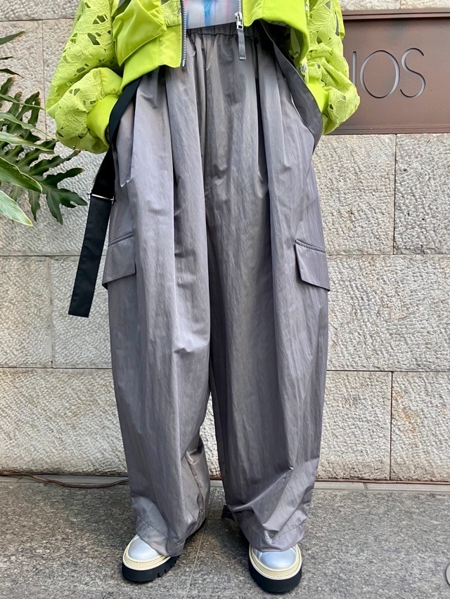 MARECHAL TERRE タフタ素材サロペット  　ZMT261PT756  C/GRAY(017) /KHAKI(047)　マルシャルテル