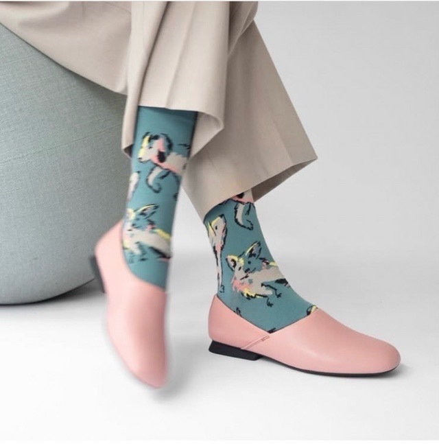 Bonne Maison ボンヌ メゾン 架空の物語 SOCKS ソックス Chiens Arctique FC801