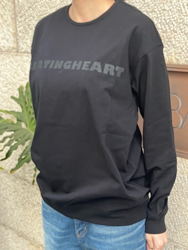 BEATINGHEART　ロゴ ロングTシャツ  BT016M1   BLACK (N6）/ WHITE（N0）/ GRAY（N2）    ビーティングハート