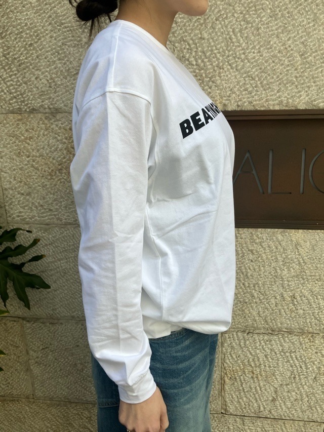 BEATINGHEART　ロゴ ロングTシャツ  BT016M1   BLACK (N6）/ WHITE（N0）/ GRAY（N2）    ビーティングハート