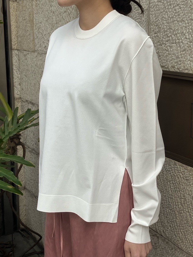 BEATINGHEART BK006M1 ヴィスコース ストレッチ ヤーン プルオ―バ- WHITE (N0) / BLACK(N6) ビーティングハート