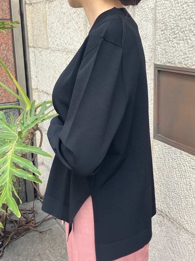 BEATINGHEART BK006M1 ヴィスコース ストレッチ ヤーン プルオ―バ- WHITE (N0) / BLACK(N6) ビーティングハート