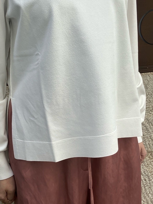 BEATINGHEART BK006M1 ヴィスコース ストレッチ ヤーン プルオ―バ- WHITE (N0) / BLACK(N6) ビーティングハート