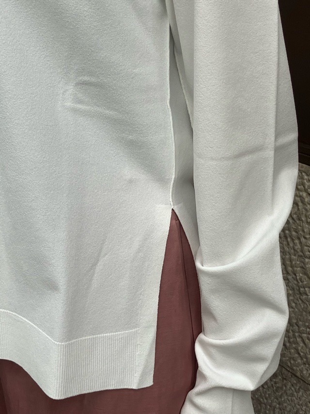 BEATINGHEART BK006M1 ヴィスコース ストレッチ ヤーン プルオ―バ- WHITE (N0) / BLACK(N6) ビーティングハート