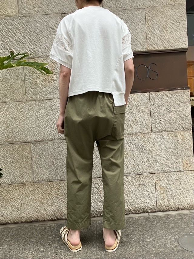 BEATINGHEART　ウエストゴムサルエルパンツ  BP222L1   KHAKI(K4)    ビーティングハート