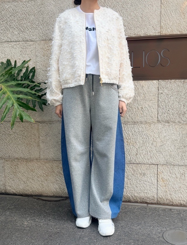 BEATINGHEART リボンヤーンツィ-ドジップアップジャケット BJ010M1 WHITE(M0) ビーティングハート