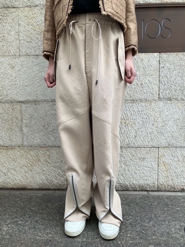 AKANE UTSUNOMIYA アカネ ウツノミヤ ミリタリーパンツ SAO-FP-32-2010 BLACK/BEIGE/WHITE