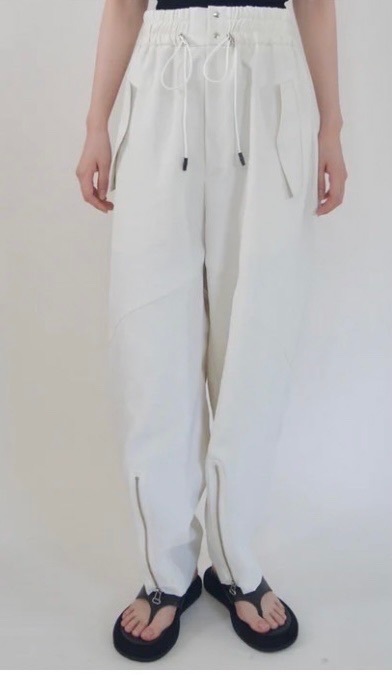 AKANE UTSUNOMIYA アカネ ウツノミヤ ミリタリーパンツ SAO-FP-32-2010 BLACK/BEIGE/WHITE