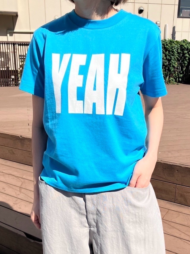 MAISON MAVERICK PRESENTS YEAH ロゴTシャツ MM5063 BLUE/WHITE/BLACK メゾン マヴェリック プレゼンツ