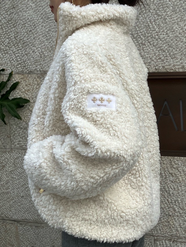 TATRAS　タトラス　ボア ブルゾン   LUELA    LIGHT GRAY (08) / IVORY (15)　LJXA0041033588