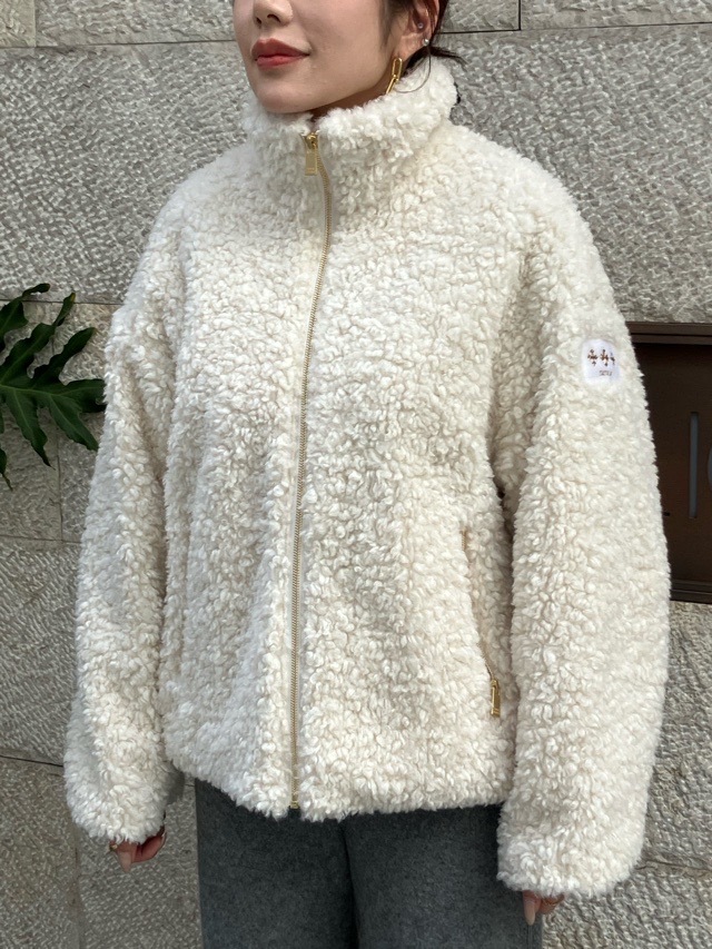 TATRAS　タトラス　ボア ブルゾン   LUELA    LIGHT GRAY (08) / IVORY (15)　LJXA0041033588