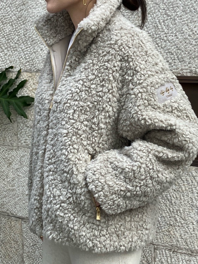 TATRAS　タトラス　ボア ブルゾン   LUELA    LIGHT GRAY (08) / IVORY (15)　LJXA0041033588