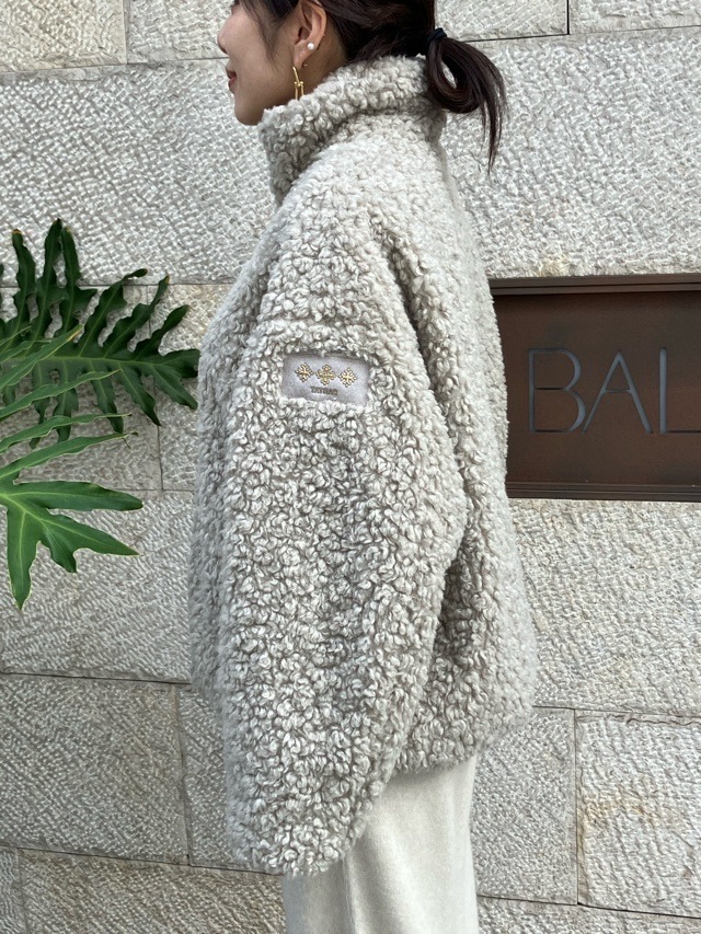 TATRAS　タトラス　ボア ブルゾン   LUELA    LIGHT GRAY (08) / IVORY (15)　LJXA0041033588