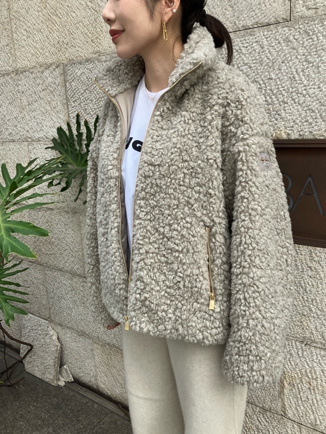 TATRAS　タトラス　ボア ブルゾン   LUELA    LIGHT GRAY (08) / IVORY (15)　LJXA0041033588