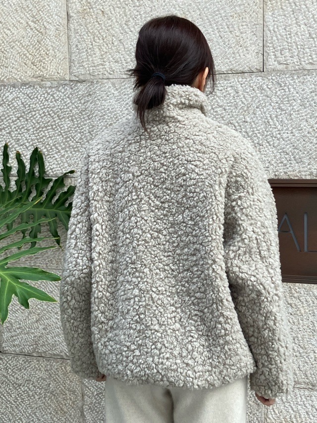 TATRAS　タトラス　ボア ブルゾン   LUELA    LIGHT GRAY (08) / IVORY (15)　LJXA0041033588