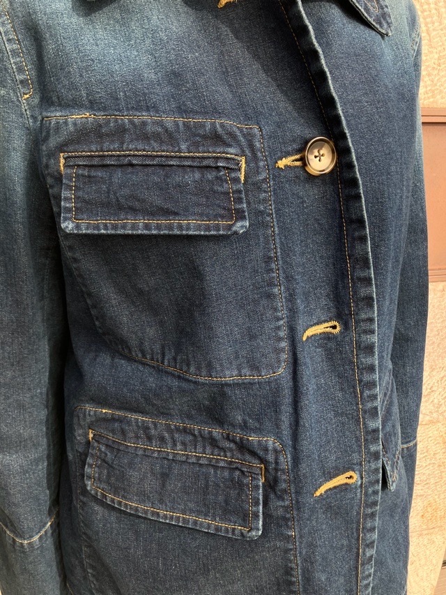 BEATING HEART　ストレッチ デニムジャケット   BJ008M1  BLUE (B4) / NAVY (B7)     ビーティングハート