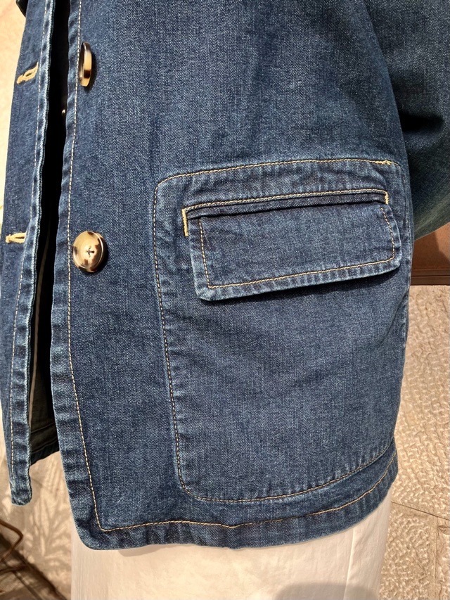 BEATING HEART　ストレッチ デニムジャケット   BJ008M1  BLUE (B4) / NAVY (B7)     ビーティングハート