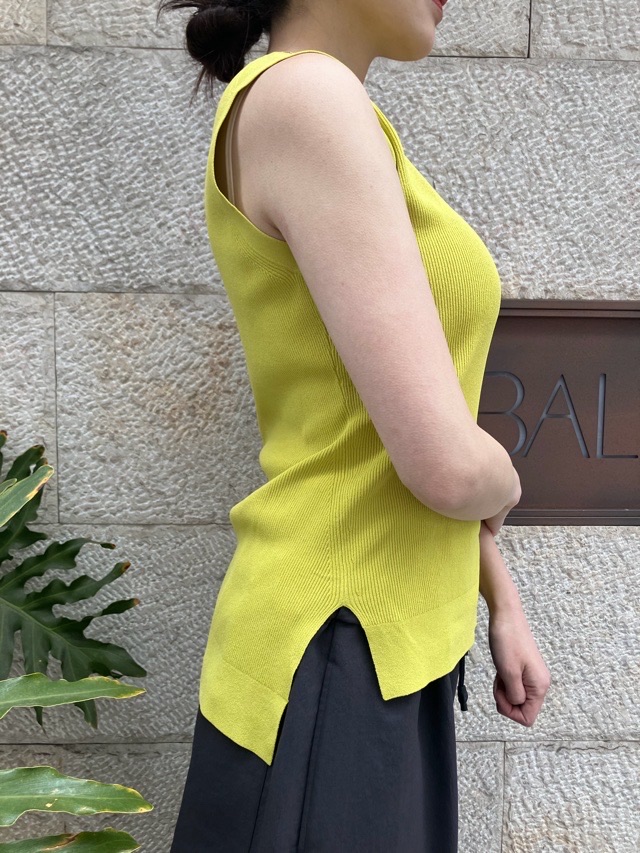 BEATINGHEART BK005M1 ヴィスコース ストレッチ ヤーン ノースリーブ WHITE (N0) / BLACK (N6) / PINK (R3) / YELLOW (Y4) ビーティングハート