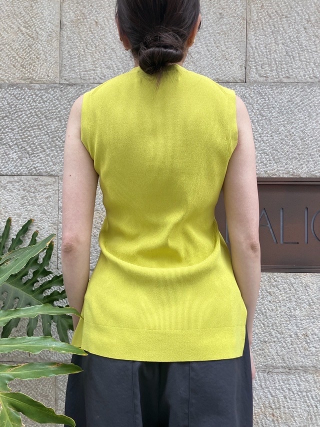 BEATINGHEART BK005M1 ヴィスコース ストレッチ ヤーン ノースリーブ WHITE (N0) / BLACK (N6) / PINK (R3) / YELLOW (Y4) ビーティングハート