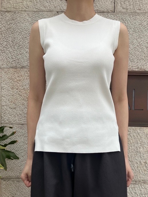 BEATINGHEART BK005M1 ヴィスコース ストレッチ ヤーン ノースリーブ WHITE (N0) / BLACK (N6) / PINK (R3) / YELLOW (Y4) ビーティングハート