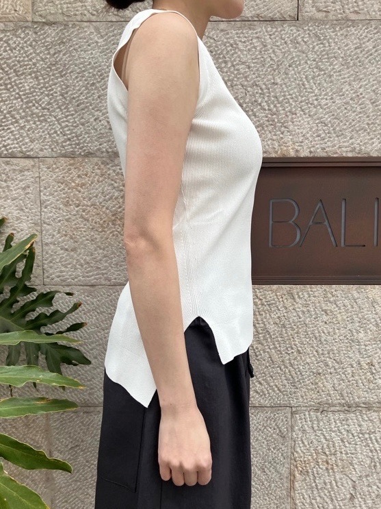 BEATINGHEART BK005M1 ヴィスコース ストレッチ ヤーン ノースリーブ WHITE (N0) / BLACK (N6) / PINK (R3) / YELLOW (Y4) ビーティングハート