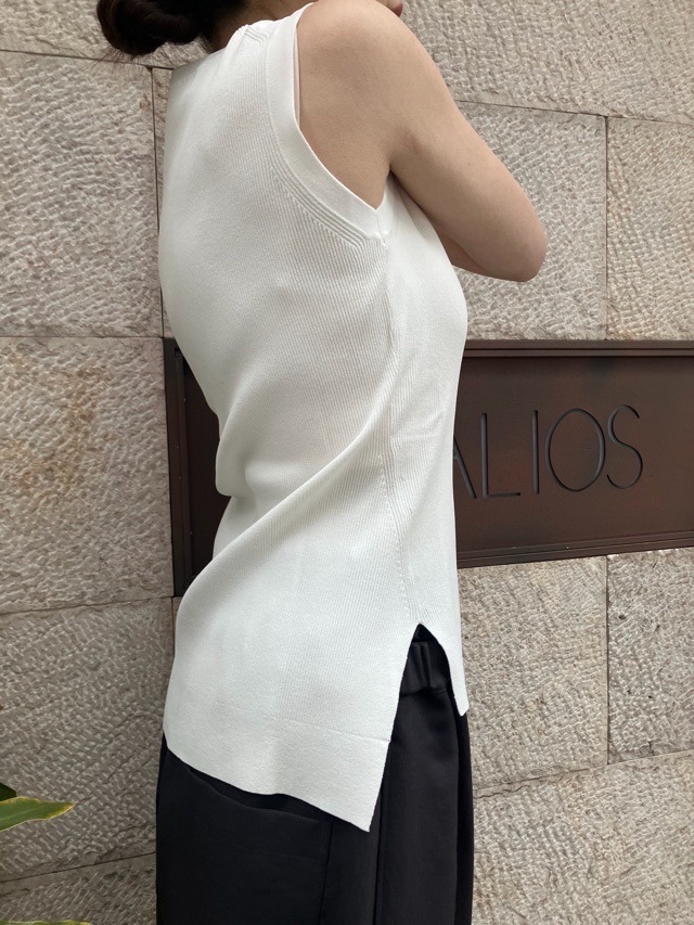 BEATINGHEART BK005M1 ヴィスコース ストレッチ ヤーン ノースリーブ WHITE (N0) / BLACK (N6) / PINK (R3) / YELLOW (Y4) ビーティングハート