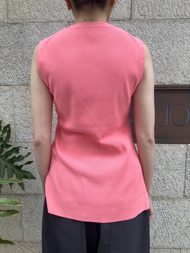 BEATINGHEART BK005M1 ヴィスコース ストレッチ ヤーン ノースリーブ WHITE (N0) / BLACK (N6) / PINK (R3) / YELLOW (Y4) ビーティングハート