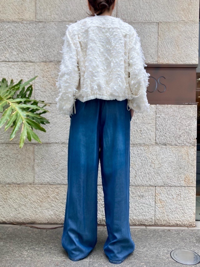 BEATINGHEART ウエストゴムデニムワイド パンツ BP028M1 BLUE(B5) ビーティングハート