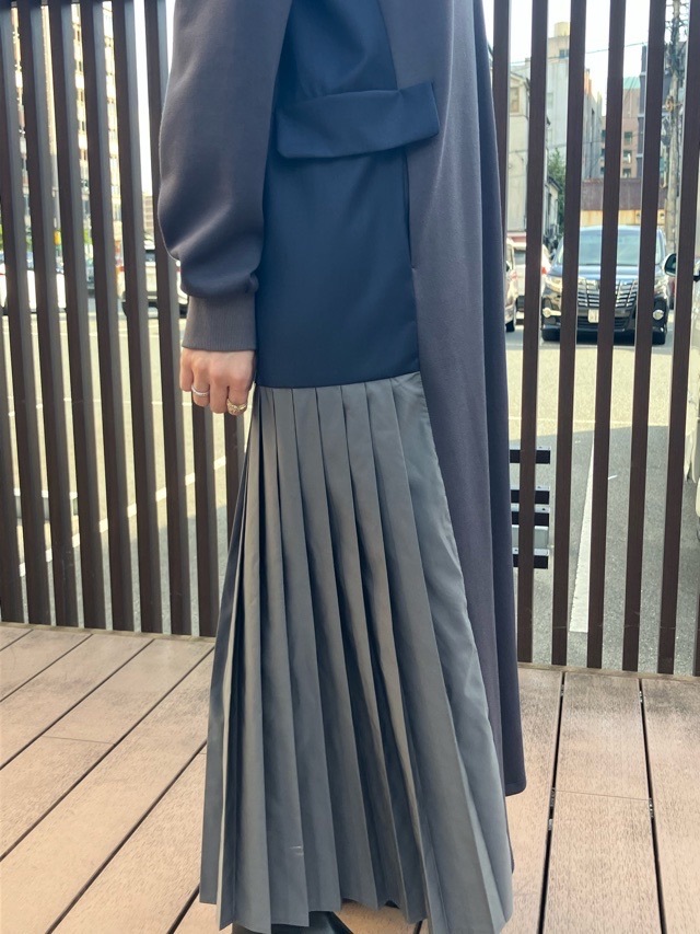 MARECHAL TERRE 　布帛×ダンボールニット ZMT255OP513  GREY(015) 　マルシャルテル