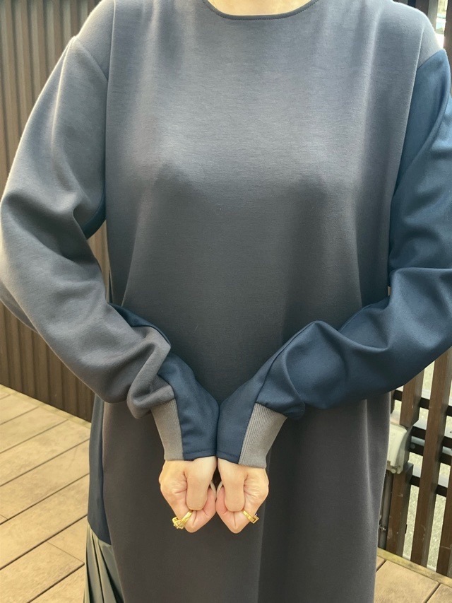 MARECHAL TERRE 　布帛×ダンボールニット ZMT255OP513  GREY(015) 　マルシャルテル