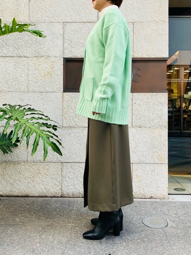 BEATINGHEART　ビーティングハート　ビッグシルエット ニット カーディガン　GREEN(G2)/GRAY(N3)/PINK(R1)　BK210K2
