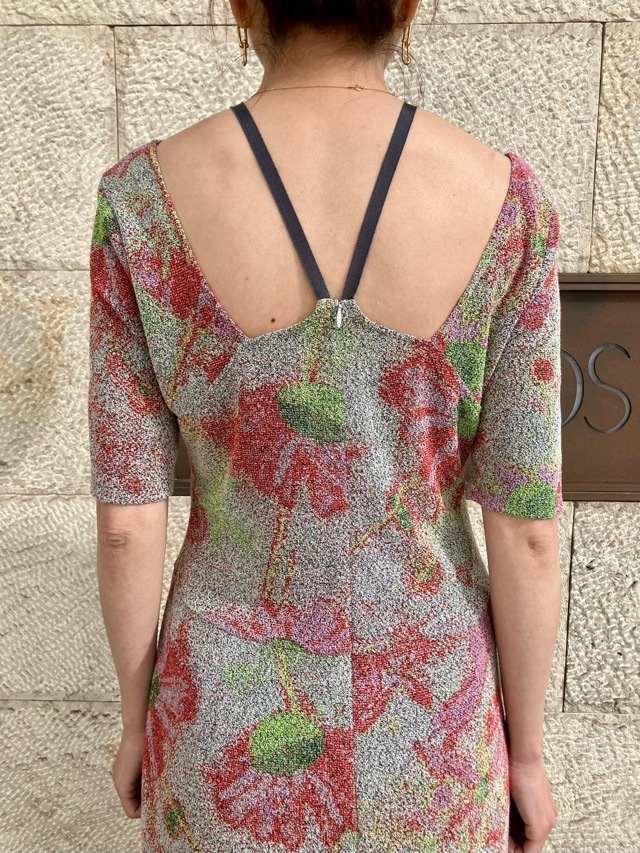 Akane Utsunomiya フレアワンピース Akane Utsunomiya グリーン フレアワンピース