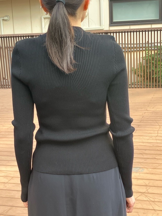 MSGM   ストレッチ リブ ジャガード ロゴニット セーター   3941MDM217    BLACK (99)   エムエスジーエム