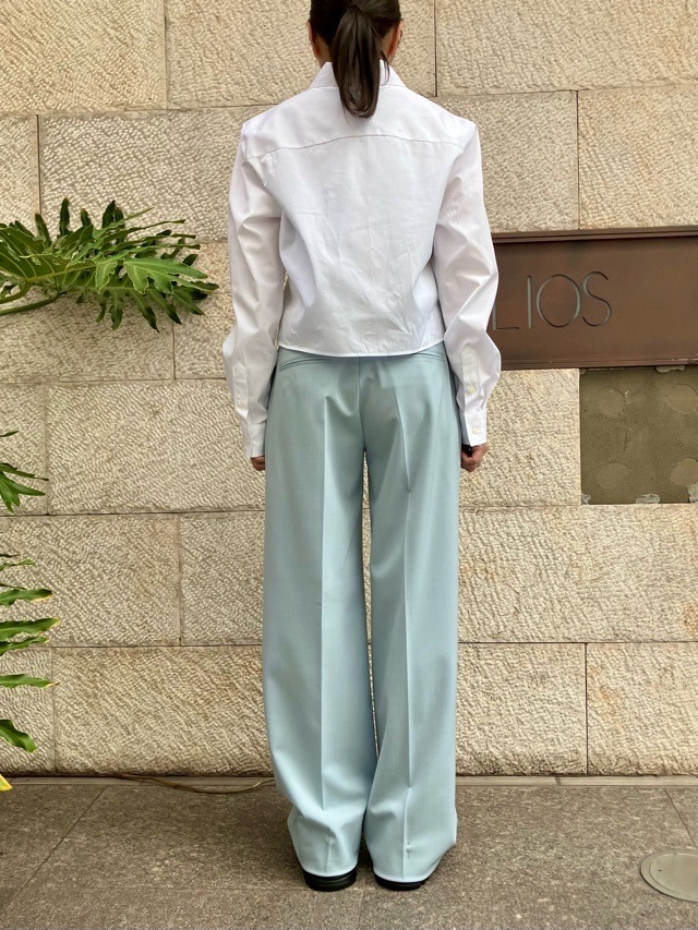 N°21　ヌメロヴェントゥーノ  ワイド パンツ  25I-B042-3047    BLUE (6619)