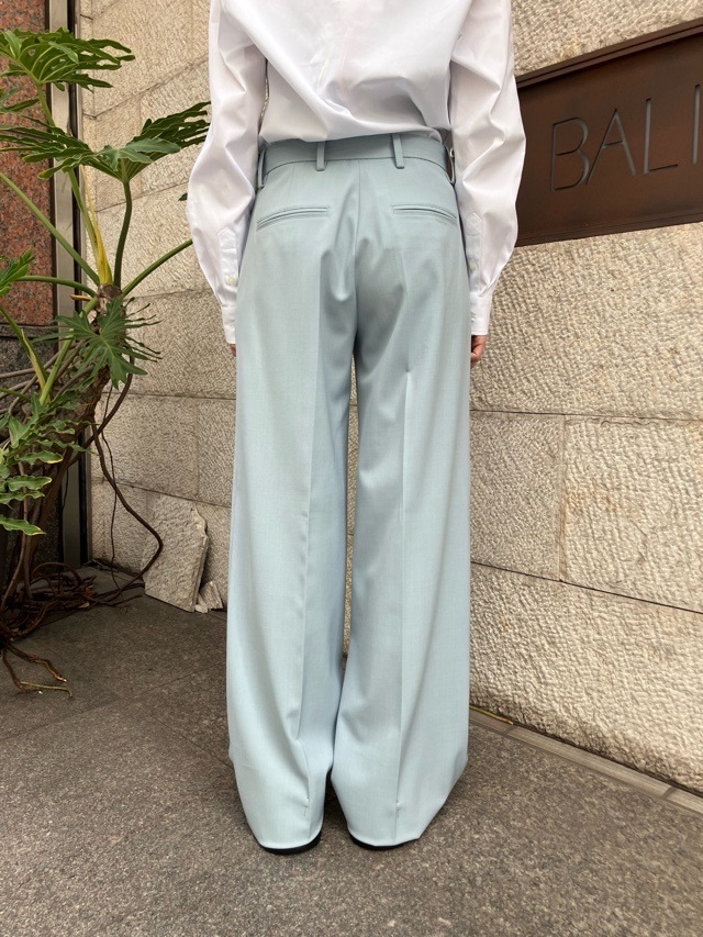 N°21　ヌメロヴェントゥーノ  ワイド パンツ  25I-B042-3047    BLUE (6619)